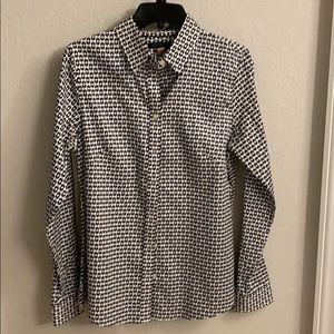 Banana Republic Size 10 Non-Iron Fitted Shirt